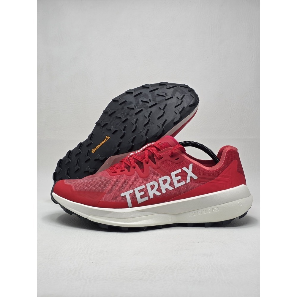 Adidas Terrex Agravic Speed Mens Trail Running Shoes Red JR4029 Size 11 New